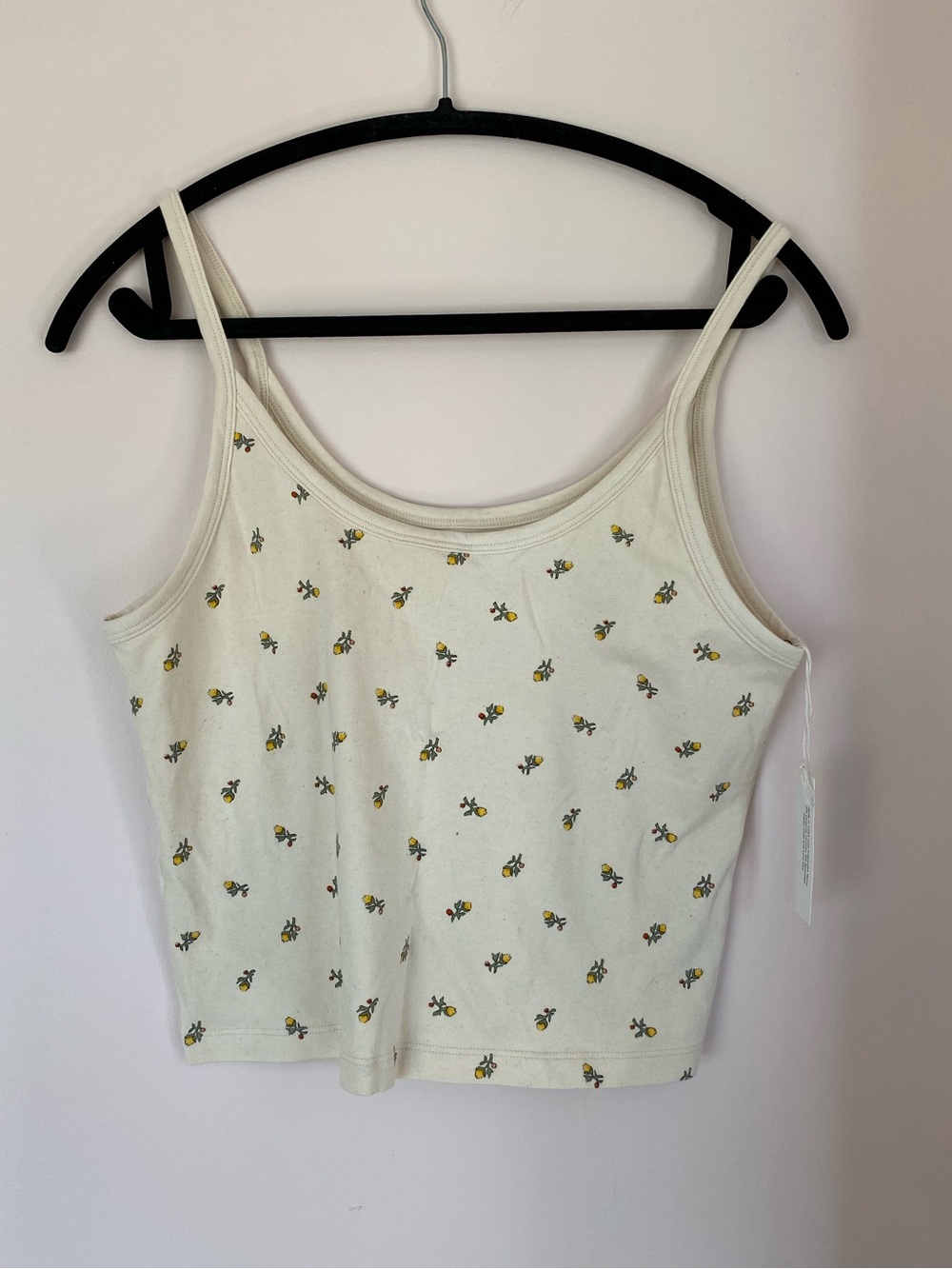 ARQ cropped tank, NWT, Calico print - 2X